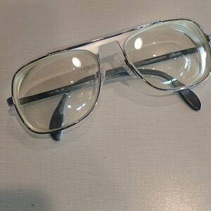 SILHOUETTE mod 318 made in Austria vintage silver sunglasses frame
